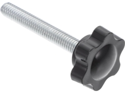 Botão De Aperto Toddmomy Star Com Cabeça Hexagonal, 25mm De Diâmetro, Cabo Com Rosca M6x40 Mm Para Móveis