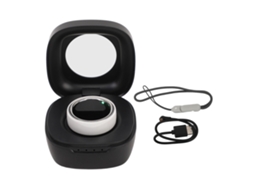 Anel Inteligente, Monitor de Sono, Temperatura, Pedometer, 23mah, Rastreador de Saúde, com Case de Carregamento, Branco S/MARCA