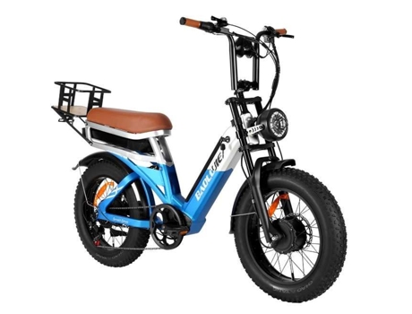 Vélo Elétrico Baolujie Motor Duplo 2000w Bateria Dupla 30ah Autonomia 100 Km Shimano 7 Velocidades Rodas 20 Vae E Bike