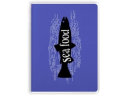 Carnet De Notas Com Sopa De Cobertura Em Forma De Poisson Noir