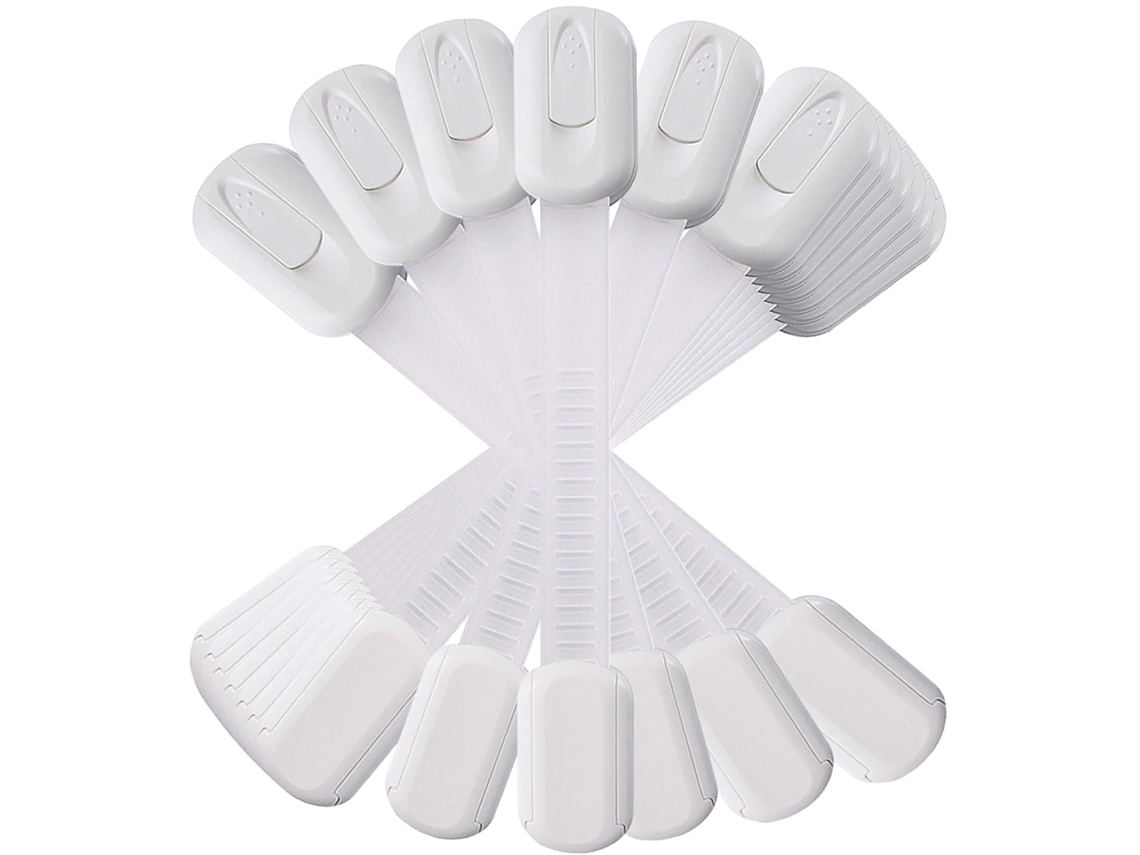 Pacote Com 12 Tiras Autoadesivas Multifuncionais Childproof Baby Pros Brilvibera
