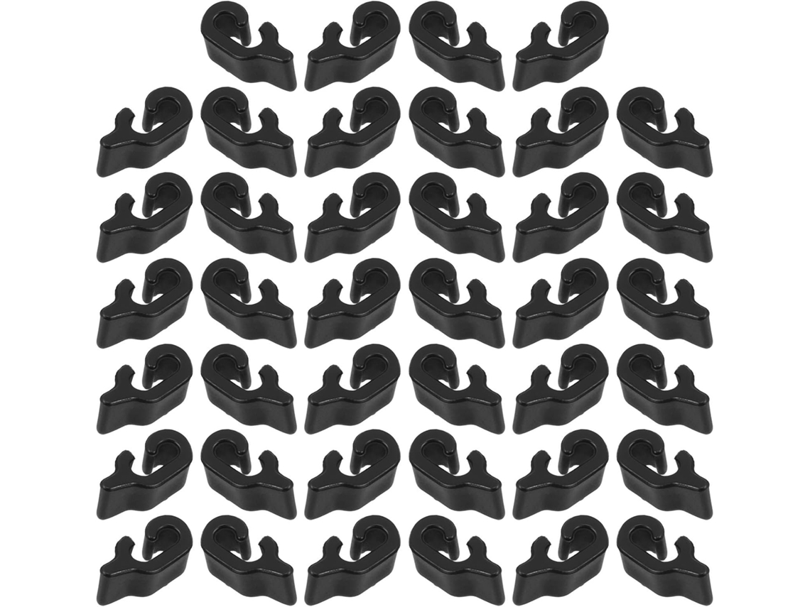 Conjunto De 40 Presilhas Plástico Portas Gaiolas Animais Estimação, Com Design Compacto E Fácil Instalação Em