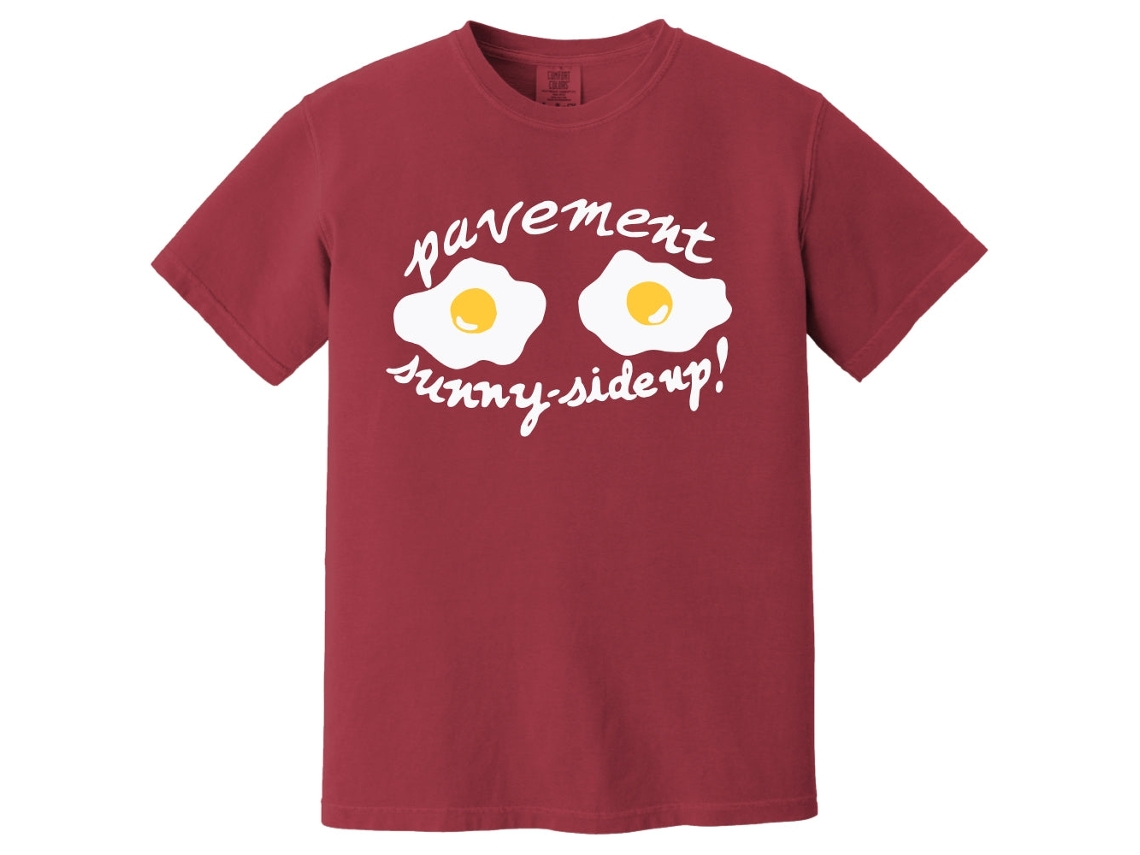 Pavement Sunny Eggs Red T shirt ROCKINSTONE Unisex Adults Best Sellers Size:xxl