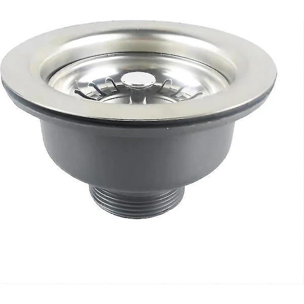 Ralo De Pia 110 Mm, Aço Inoxidável E Pvc, Cesto Coletor Para Pia