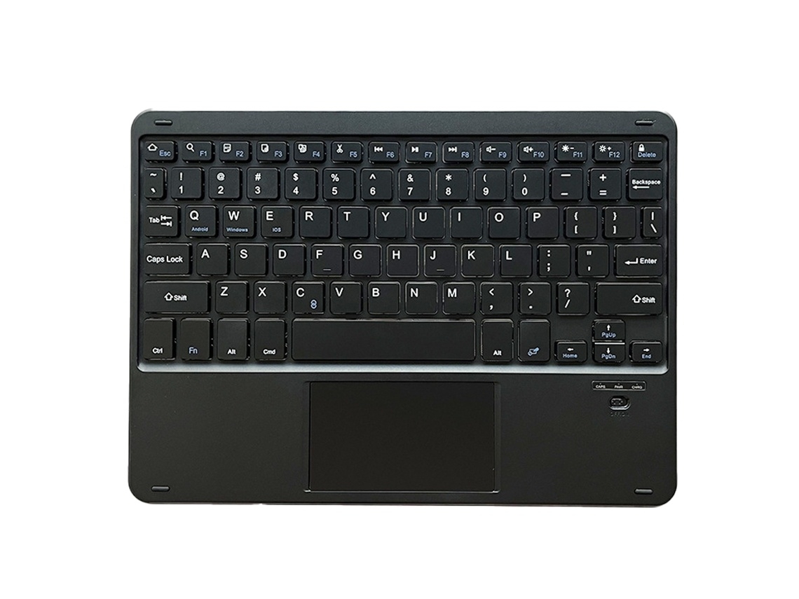 Lurelia Teclado Bluetooth Universal Com Trackpad, Teclas Tipo Tesoura, Base Magnética, Ios Android Windows