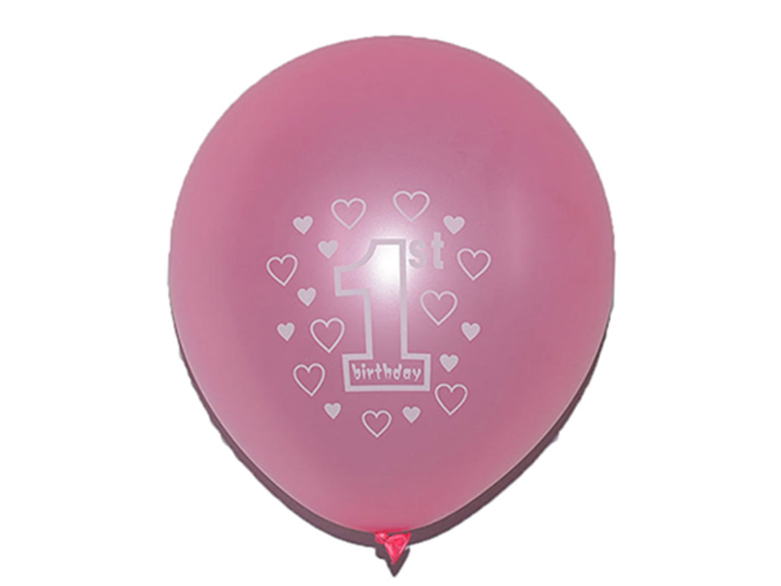 Balões Para Chá De Bebê (pacote Com 10, Coleção Rosa) Eoocoo