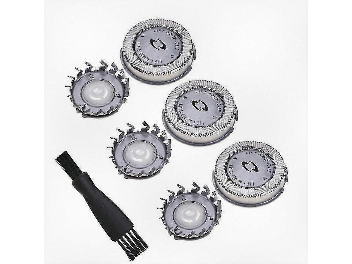 3 Cabeças De Reposição Para Barbeador, Compatíveis Com Vários Modelos