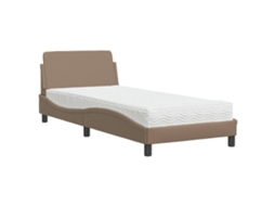Bed, Beds Vidaxl Marrom Couro Artificial (80 X 200 Cm)