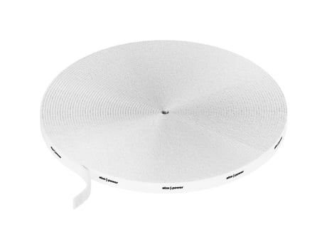 Alçapower Fita De Velcro Rolo 25m Branco Alzapower
