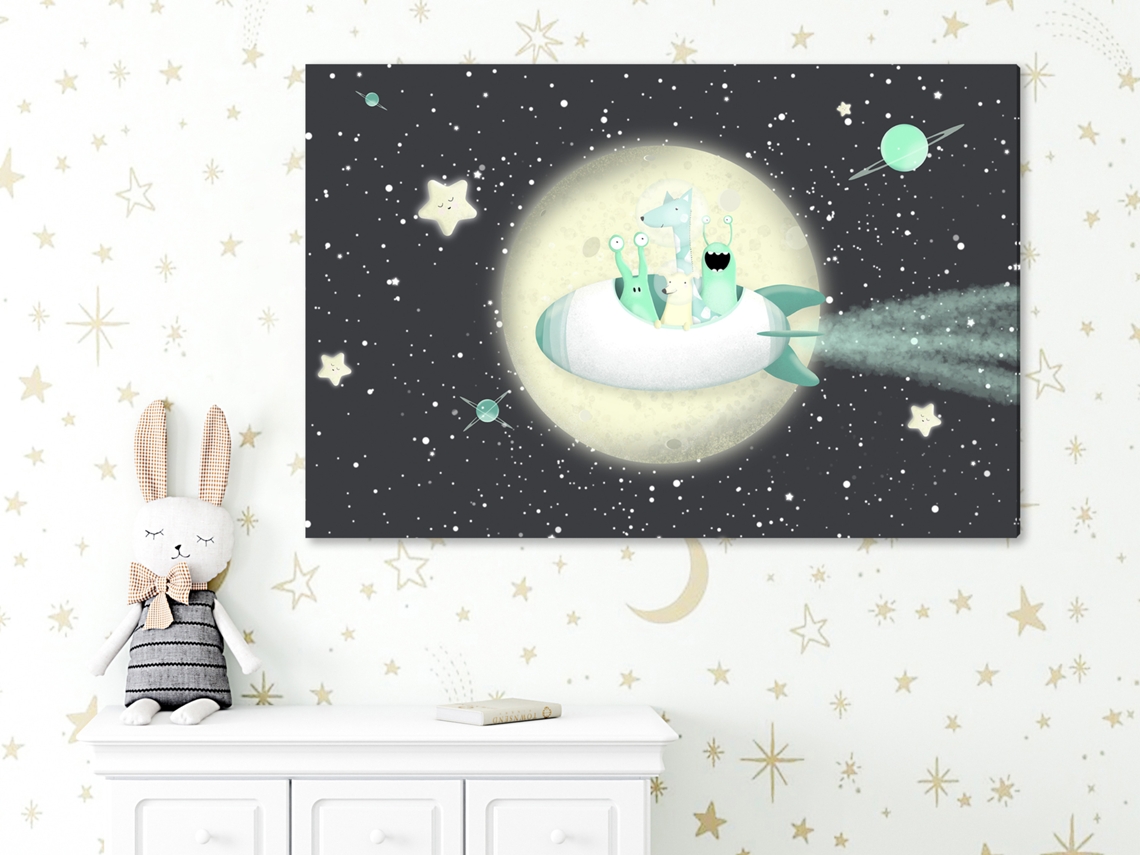 Quadro ARTGEIST Rocket Crew (1 Part) Wide (90x60)