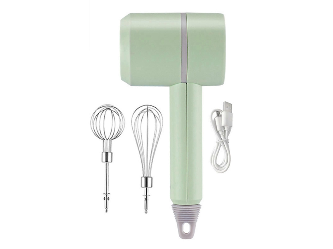 Batedeira 3 em 1 Totalmente Automática com Alimentação Usb, Batedor de Imersão para Bolos e Doces, 3 Velocidades. TAISHENGDA