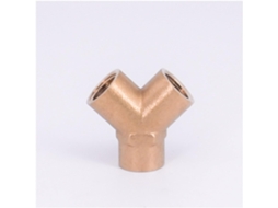 Adaptador para Conector de Jardim, Distribuidor Latão em Forma Y, Dn8 1/4" Bsp 1 Via, Fêmea Permite a Conexão