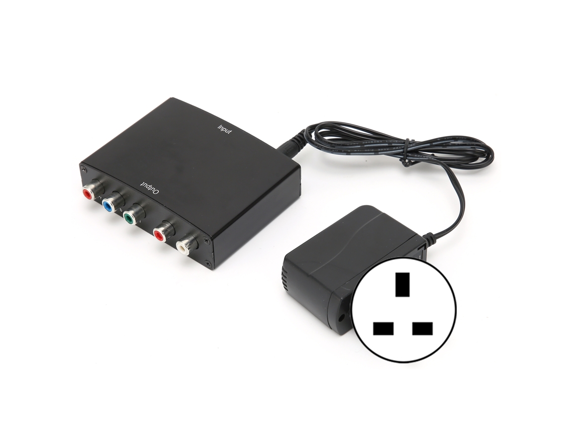 Conversor de Áudio e Vídeo LAXISCREED Ypbpr para Hdmi