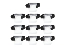 10 Portacredenciais De Bracelete Ajustável, Impermeáveis, De Pvc, Com Gancho E Fivela, Para Escritório, Negócios E Escola.
