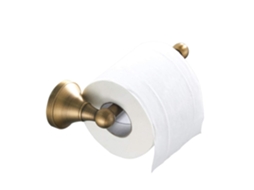 Suporte de Papel Higiénico Antiquado em Latão Montagem na Parede Acabamento em Bronze Escovado RNEMITERY