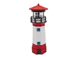 Farol Giratório de Led, Luminária de Paisagem À Prova D'água para Uso Externo, Luz Solar CHABERLU