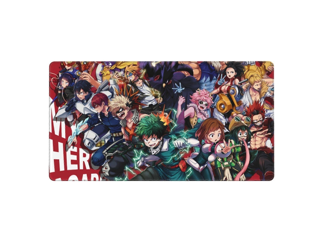 Mouse Pad My Hero Academia, Tamanho Grande, Para Escritório, Mesa De 40 X 75 Cm . Olysi Shop (15,8 X 29,5 Polegadas)