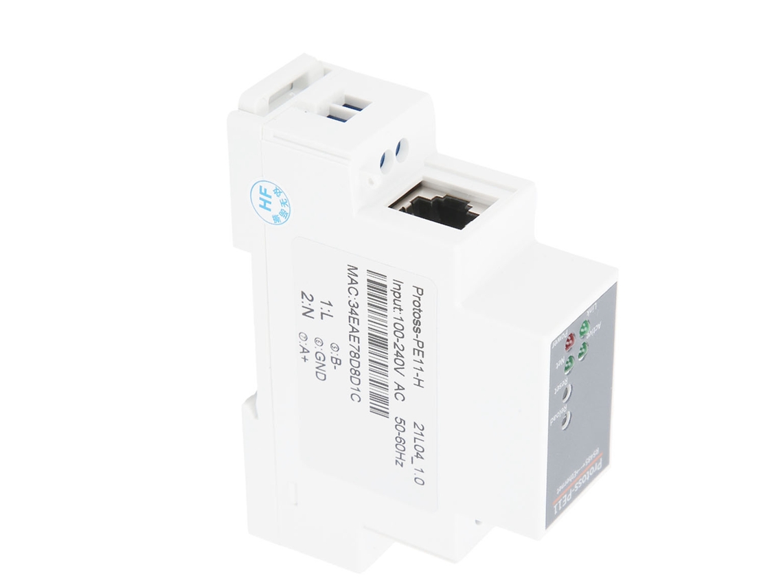 Laxiscreed Rs485 Para Ethernet Server Serial Com Montagem Em Carril E Suporte 100-240vac