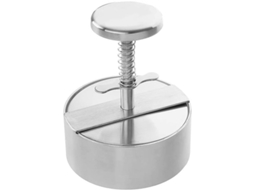 Prensa Para Hamburguesas Ajustable 4.5" De Acero Inoxidable 304 Antiadherente Para Hacer Patty