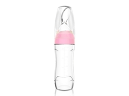 Mali garrafa de Alimentação Silicone com Colher para Bebê Dispensador de Comida 120ml