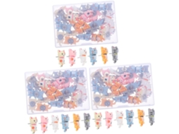 Conjunto De 90 Peças Acessórios Decorativos Em Cortiça Formato Gato