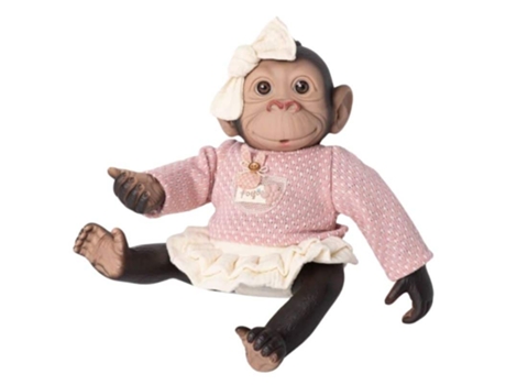 Mono Reborn Jersey Y Falda Volante Beige De 35 Cm 3340 Rosa Toys Rosa Toysvolumen