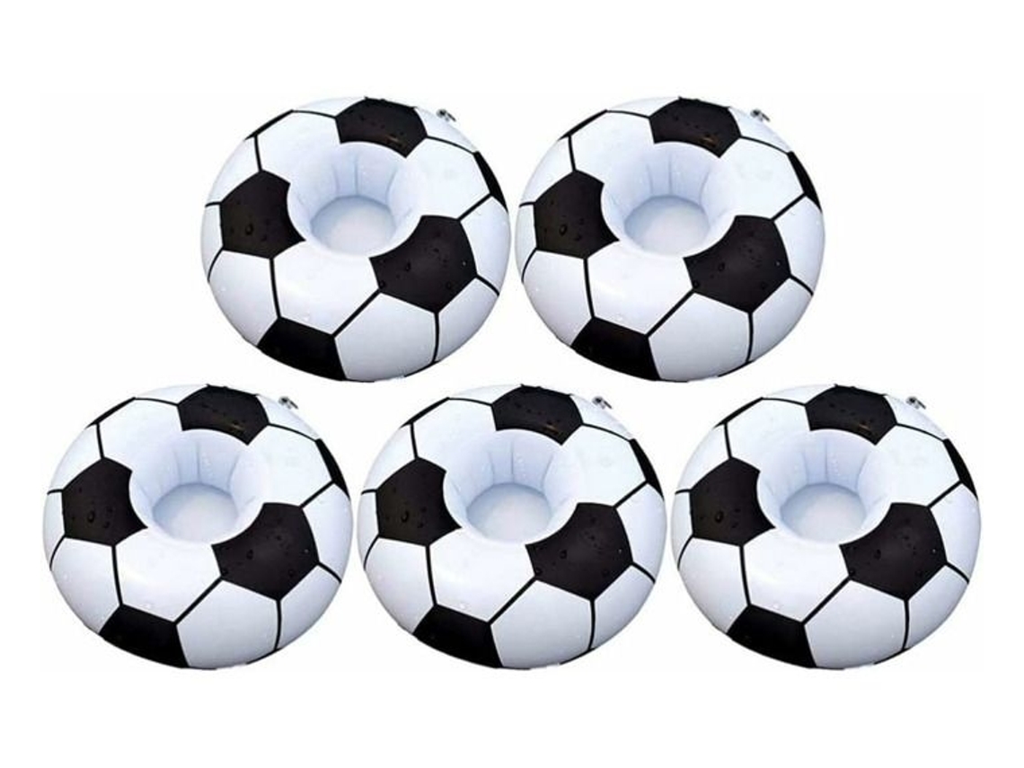 Porta-copos Infláveis, Conjunto De 5 Peças, Brinquedos De Piscina Para Futebol, Bebidas, Porta-copos, Porta-copos Flutuantes Infláveis