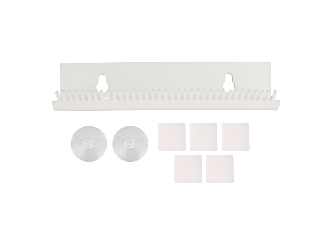 Suporte de acrílico leve para extensão de maçarico de cabelo, para casa e lojas, branco | S/MARCA