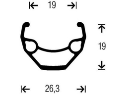 Roda Frontal GURPIL Btt 27.5´´ 6B Disc Mtb