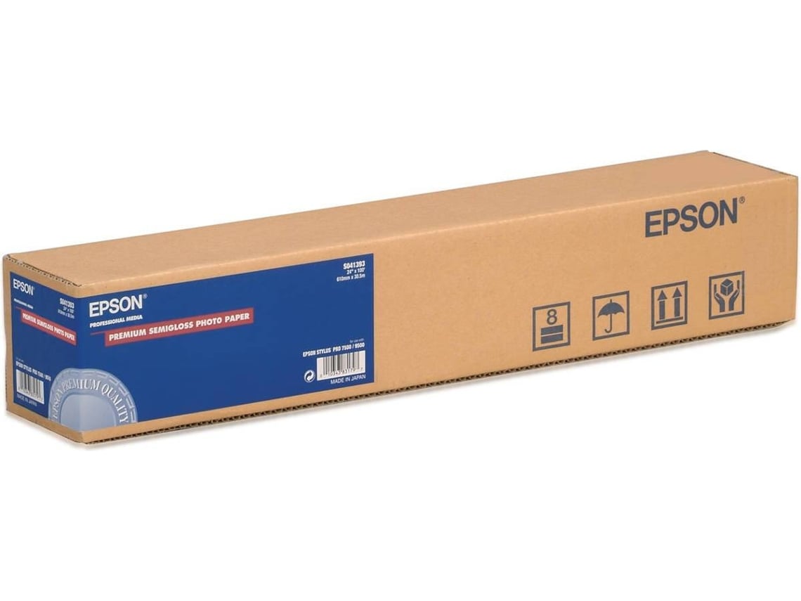 PAP EPSON ROLL SEMGLOS 24X30,5M160G/M