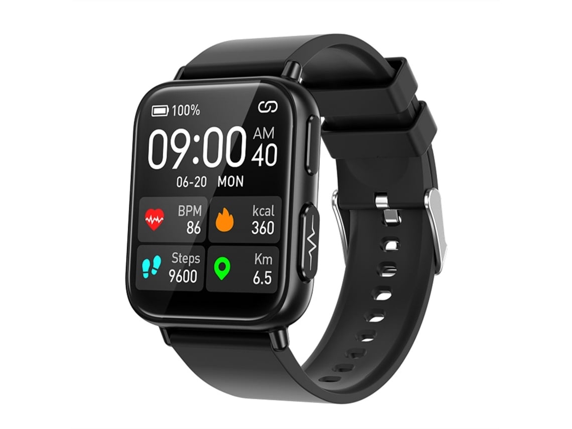 Smartwatches Tela De 1 91 Polegadas Ip68 À Prova Dágua Preto Yunzii