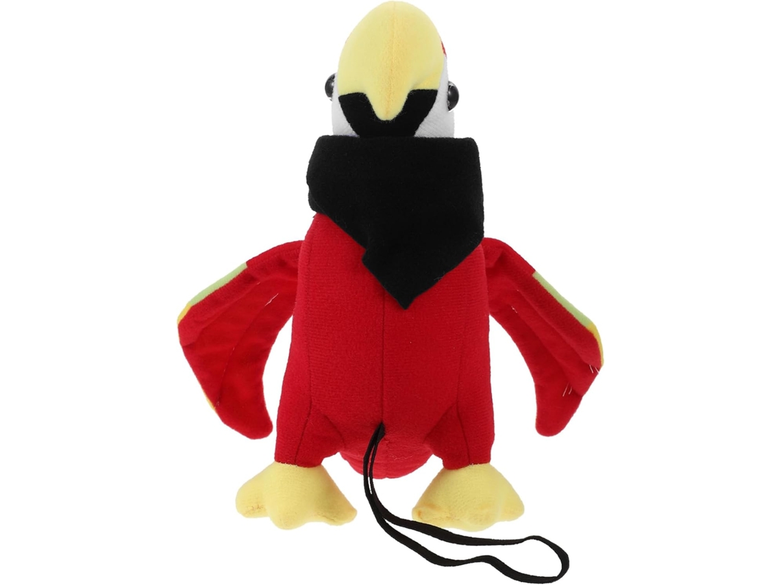 Brinquedo De Pelúcia Papagaio Pirata Para Ombro, Ideal Fantasia