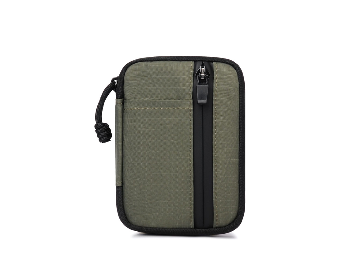 Mala Multifuncional De Organização, Chaveiro, Porta Cartões, Ideal Para Fones De Ouvido, Moedas, Chaves De Carro, Verde, 12,5*8,5*2,5 Cm