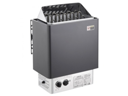Conjunto Sauna Elétrica 8kw Para 8 12m³ Com Controlo, Forno De Pedras E Aquecedor Mural Tekmaquinas