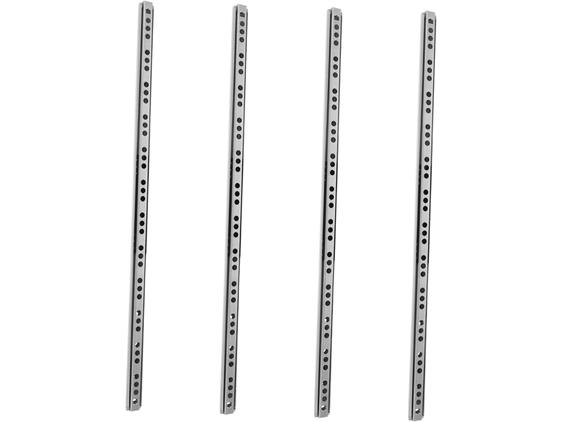 Shineofi 4-pares De Corrediças Extensíveis Para Gavetas Com Rolamento Fechamento Suave, Trilho Metálico Para Armários