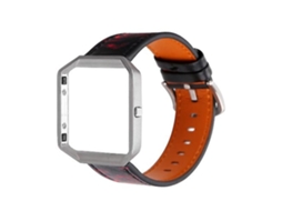 Lurelia Pulseira Fitbit Blaze Masculina, Personalizada, Preta E Rosa