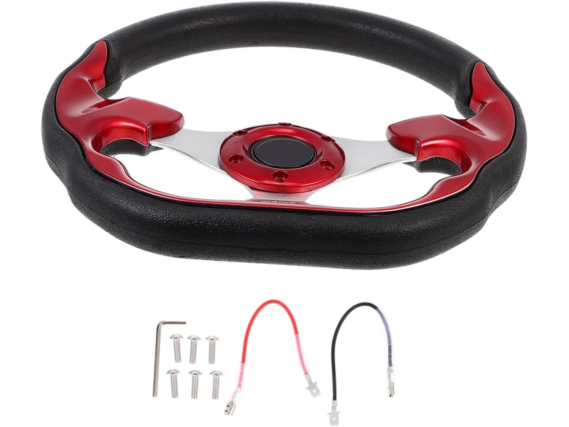 Volante De Corrida Modificado Em Pu De 33 Cm Para Carros, Substituto Esportivo Ergonômico, Acessório Para Carros De Drift.