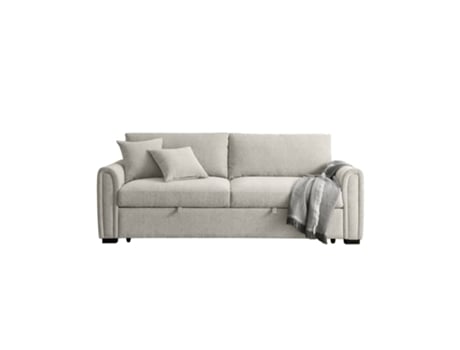 Sofá-Cama KASA Estocolmo 222X91X89Cm Bege