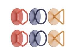 6Pcs Sem Botões de Perfuração ALLINLESS