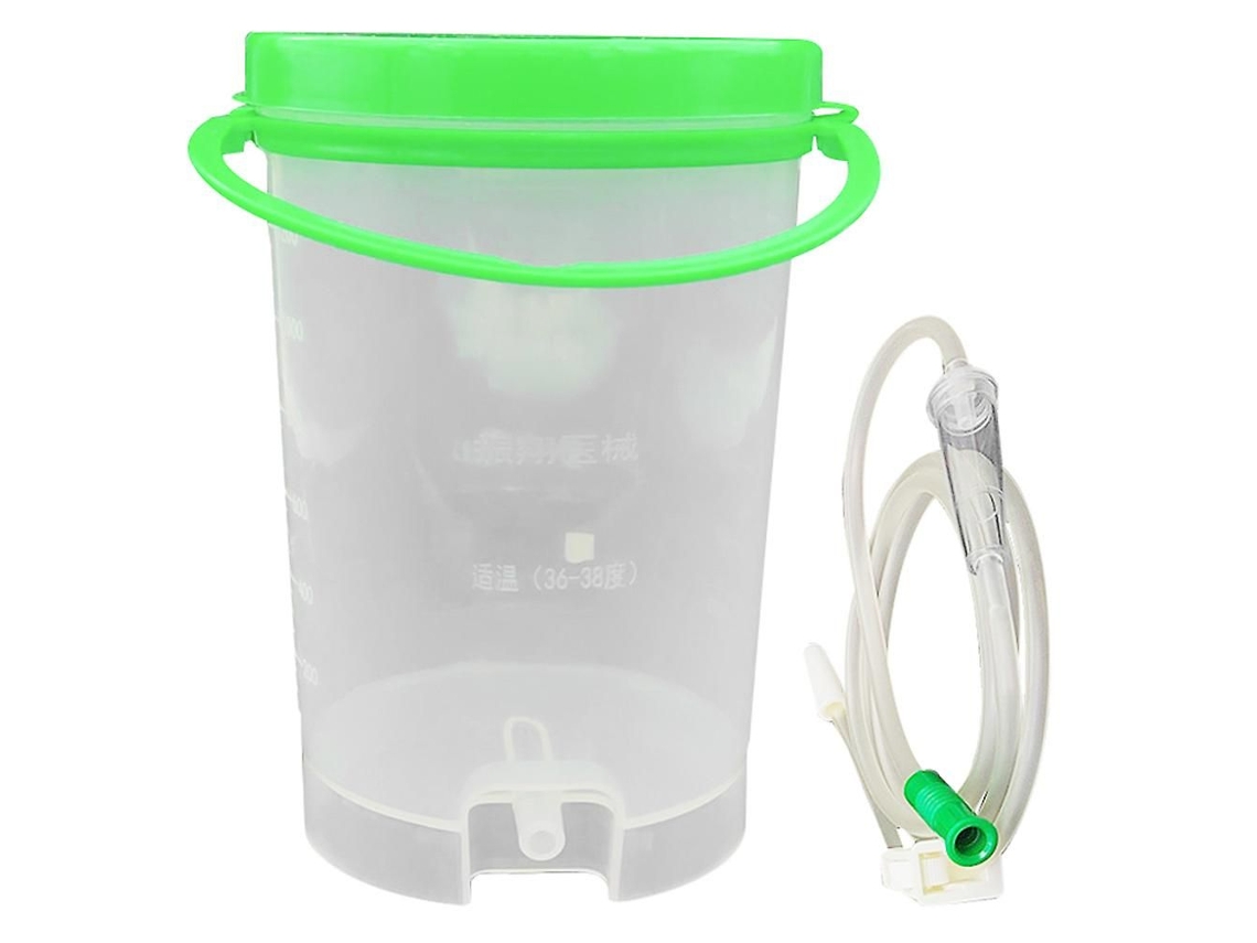 Kit de lavagem com balde e cateter, incluindo enema reutilizável S/MARCA