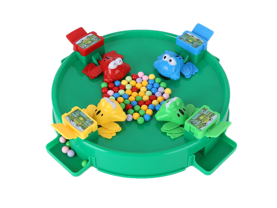 Ats juego de Mesa Comer Frijoles Interactivo para Niños Juguete Educatsivo Colorido para 4 Jugadores Estilo Verde