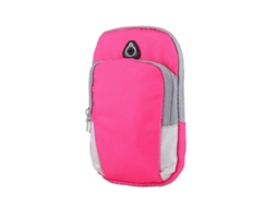 Bolsa De Braço Esportiva Em Quatro Cores Cjy Rosa