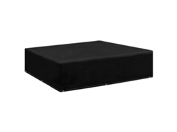 Garden Furniture Cover, Garden Furniture Covers Vidaxl Preto Polietileno (200 X 200 X 70 Cm)