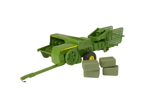 TOMY Enfardadeira Quadrada de 4 Bolas John Deere Verde