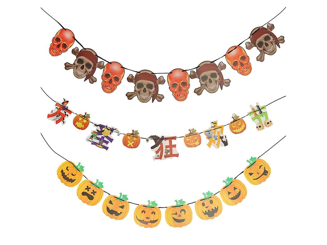 1 Conjunto De Banner De Halloween Para Presentes De Halloween ALLINLESS