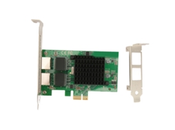 Placa De Rede Gigabit Pcie De Duas Portas Com Chip 82576 Para Workstation De Desktop E Servidor