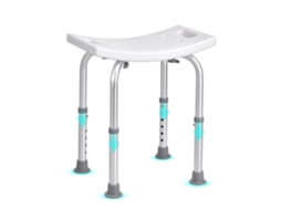 Conjunto De Acessórios Para Banho Com Banco De Duche Antiderrapante, Suporte Ajustável E Cadeira Ergonómica Tekmaquinas