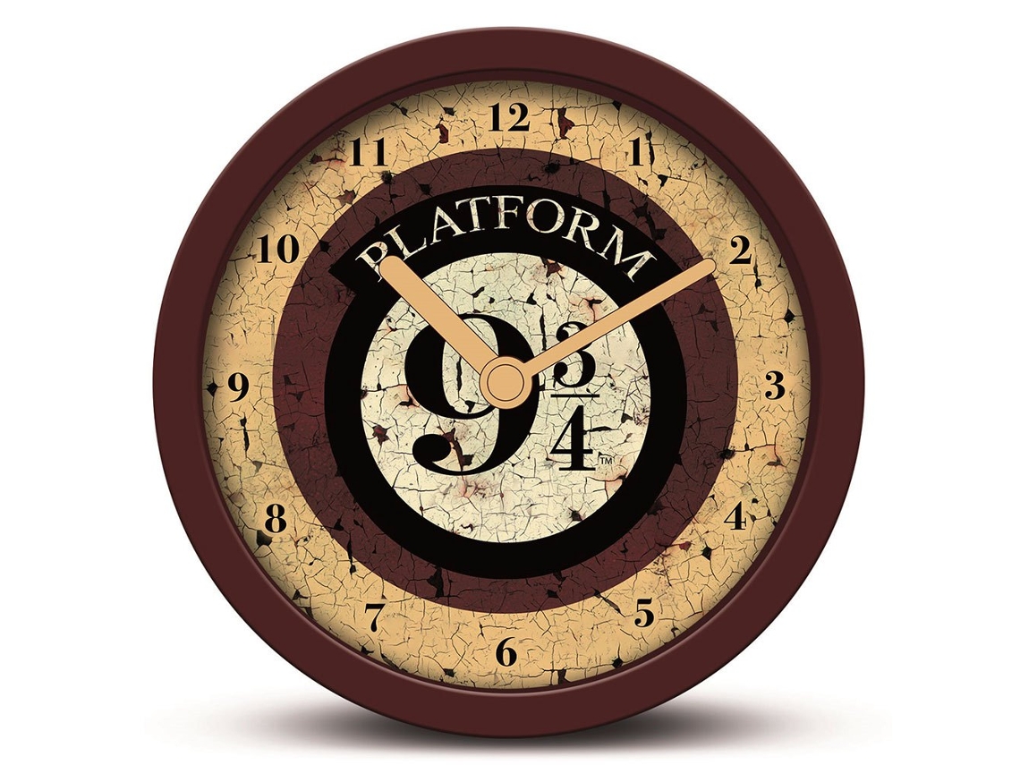 Plataforma Relógio de Mesa 9 3/4 Coloridoharry Potter