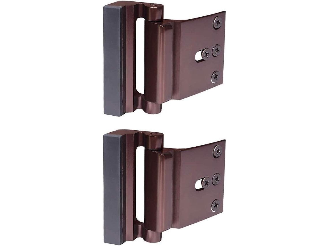 Pacote Com 2 Travas De Reforço Para Porta Toyful Com 8 Parafusos, Trava De Segurança Para Porta Residencial Para Crianças Pequena Aquaforge