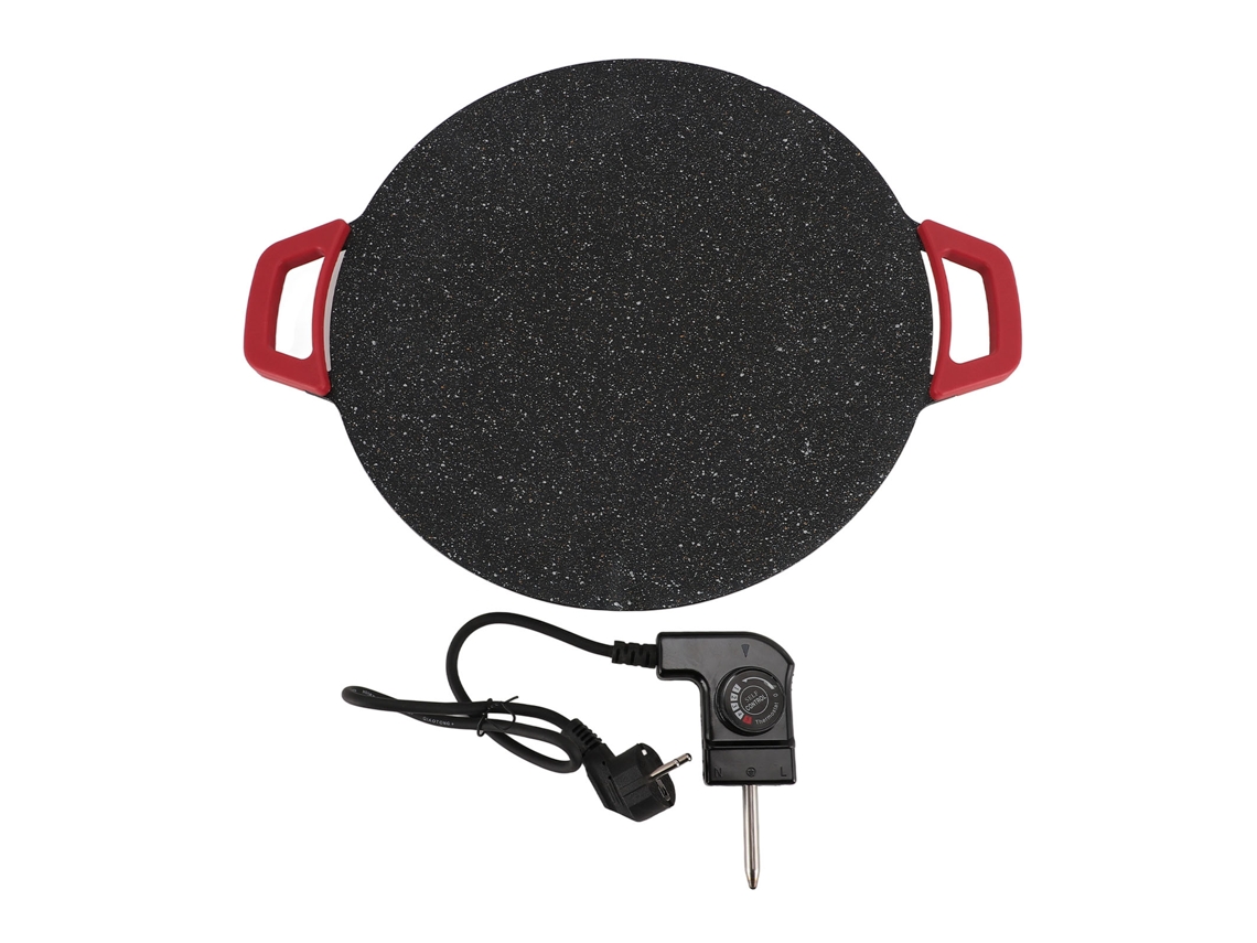 Panel De Churrasco Redondo Antiaderente Coreano 36cm 220v